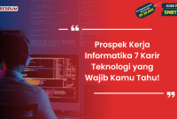 Prospek Kerja Informatika 7 Karir Teknologi yang Wajib Kamu Tahu! Peluang Karir Di Bidang Teknologi Informasi Saat Ini